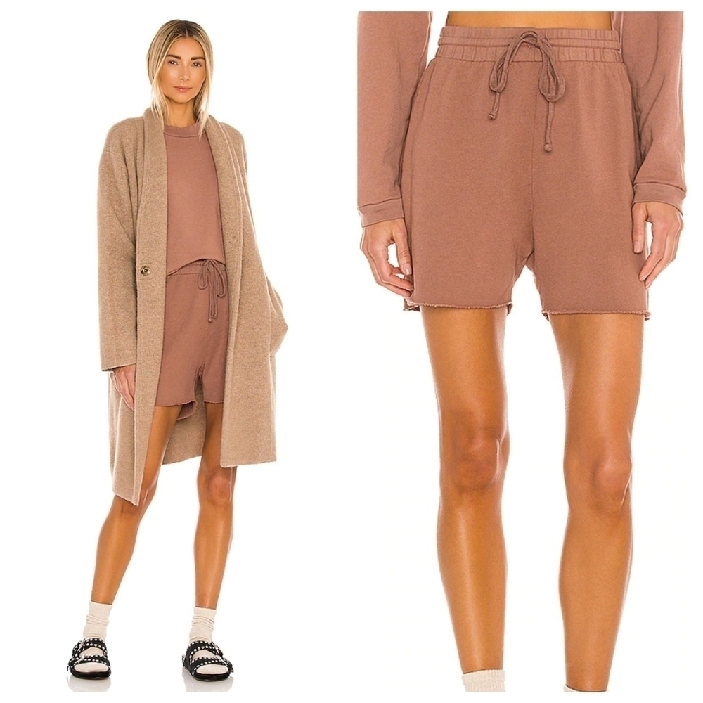 LNA Revolve Clove Long Terry Drawstring Short